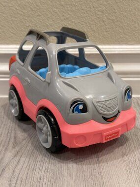 Fisher Price Little People SUV DLF22 Gray & Pink 2015 little kids toy WORKS